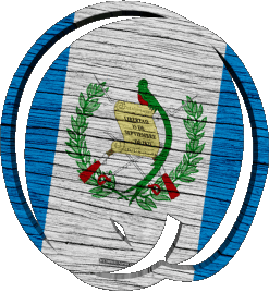Forme 02 Guatemala Amériques Drapeaux 