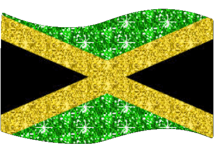 Rectángulo Jamaica América Banderas 