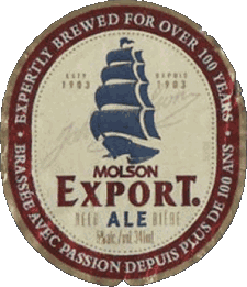 Molson Canadá Cervezas Bebidas 