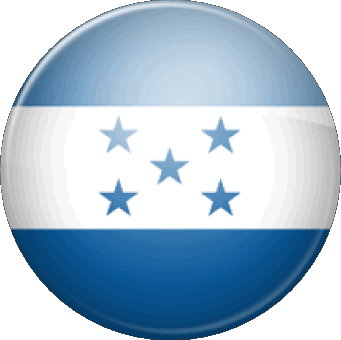 Runde Honduras Amerika Fahnen 