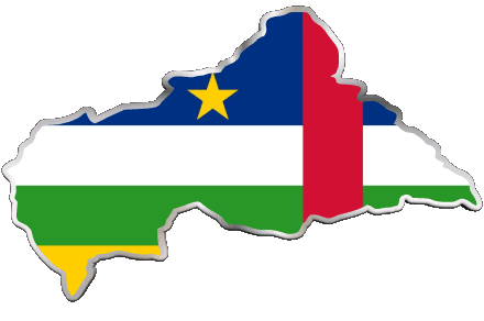 Divers Centrafrique Afrique Drapeaux 