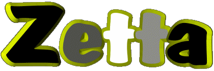 Zetta Z WEIBLICH  - UK - USA - IRL - AUS - NZ Vorname 