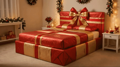 “A letto” (Natale) A.I Miscela Umorismo -  Fun 