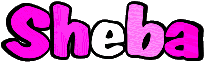 Sheba S FEMININ - UK - USA Prénoms 