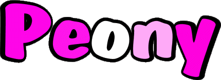 Peony P FEMMINILE  - UK - USA - IRL - AUS - NZ Nome 