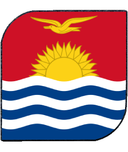 Square Kiribati Oceania Flags 