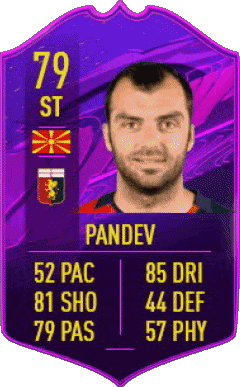 Goran Pandev Macédoine F I F A - Joueurs Cartes Jeux Vidéo Multi Média 