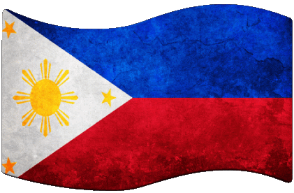 Rectángulo Filipinas Asia Banderas 