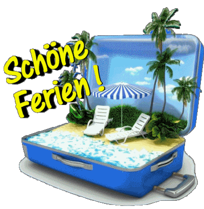 10 Sfondo trasparente Schöne Ferien Tedesco Messagi 