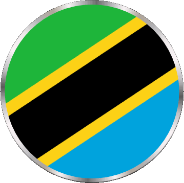 Rond Tanzania África Banderas 