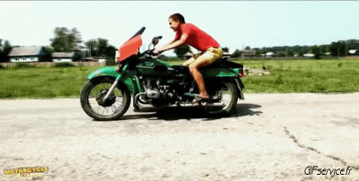 Side Car Motos Transports Humour - Fun 