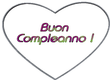 001 Cuore Buon Compleanno Italien Messages 