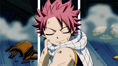 Fairy Tail, Natsu Dragneel-Fairy Tail, Natsu Dragneel 3D - Lines - Bands 3d Effects Humor -  Fun 