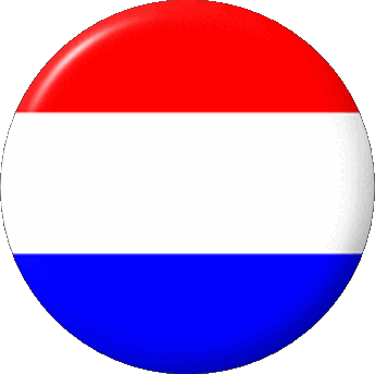 Runde Niederlande Europa Fahnen 