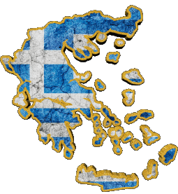 Map Greece Europe Flags 