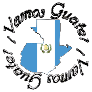Bandera Vamos Guate Español Mensajes 