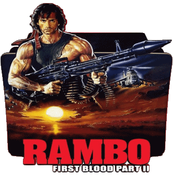 Logo First blood part 2 Rambo Film Internazionale Multimedia 