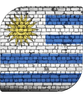 Plaza Uruguay América Banderas 