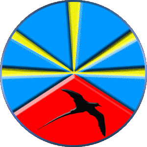 Runde La Réunion D.O.M - T.O.M Frankreich Fahnen 