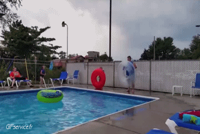 Gamelles Fail Piscine PERSONNAGES Humour - Fun 