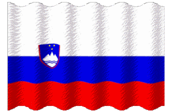 Ondulación Eslovenia Europa Banderas 