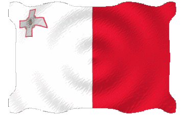 Ondulación Malta Europa Banderas 