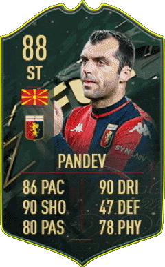Goran Pandev Macedonia F I F A - Giocatori carte Videogiochi Multimedia 