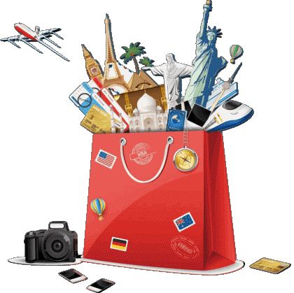 01 Fond Transparent Bon Voyage French Messages 