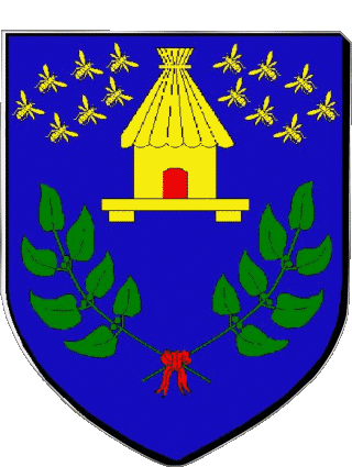 Blasone-Blasone RIVE DE GIER 42 Dipartimenti - Città Francia Bandiere 