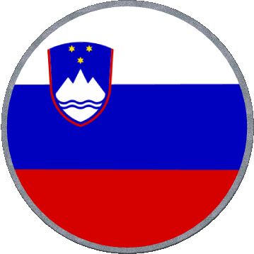 Tondo Slovenia Europa Bandiere 