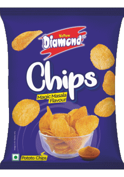 Yellow Diamond Indien Chips - Snack - Crips Essen 
