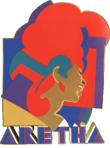 Logo Aretha Franklin Funk & Disco Musica Multimedia 