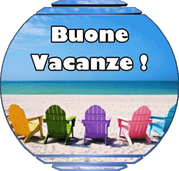 02 Sfondo trasparente Buone Vacanze Italiano Messagi 