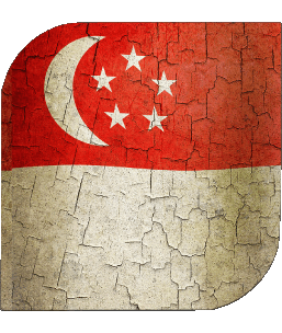 Plaza Singapur Asia Banderas 