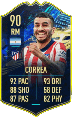 Angel Correa Argentina F I F A - Card Players Video Games Multi Media 