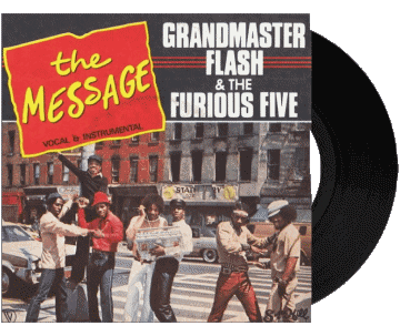 The Message-The Message GrandMaster Flash & the Furious Five Zusammenstellung 80' Welt Musik Multimedia 