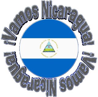 Bandera Vamos Nicaragua Spanish Messages 