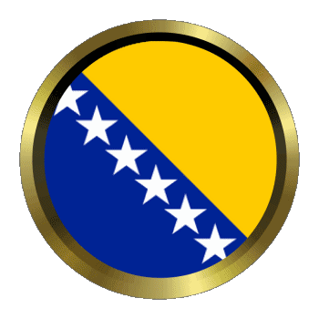 Rotondo - Anelli Bosnia Erzegovina Europa Bandiere 