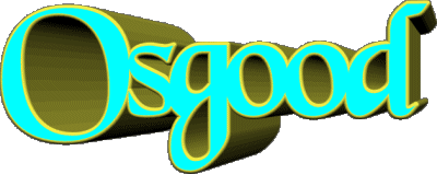 Osgood O MANN - UK - USA - IRL - AUS - NZ Vorname 