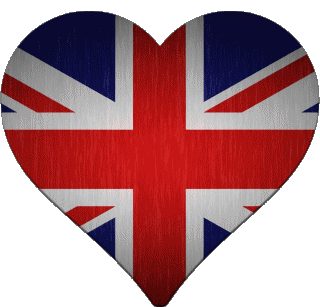 Cuore UK Europa Bandiere 