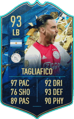 Nicolás Tagliafico Argentinien F I F A - Karten Spieler Videospiele Multimedia 