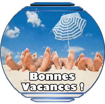 02 Transparenter Hintergrund Bonnes Vacances Französisch Nachrichten 