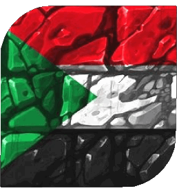 Platz Sudan Afrika Fahnen 