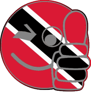 Smiley - OK Trinité et Tobago America Flags 