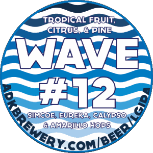 Wave #12-Wave #12 Adirondack USA Bier Getränke 