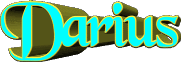 Darius D MASCULINE - German First Names 