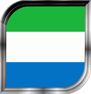 Plaza Sierra Leone África Banderas 