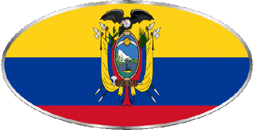 Ovale 01 Colombie Amériques Drapeaux 