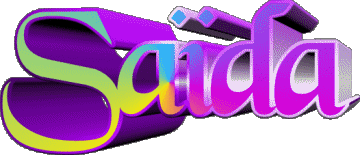 Saïda S FEMMINILE - Maghreb Musulmano Nome 