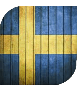 Square Sweden Europe Flags 